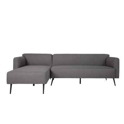 8.5FT L-Shape Linen Fabric 3 Seater Sofa-HMZ-FN-SF-AE330-CHAISE-L-3S