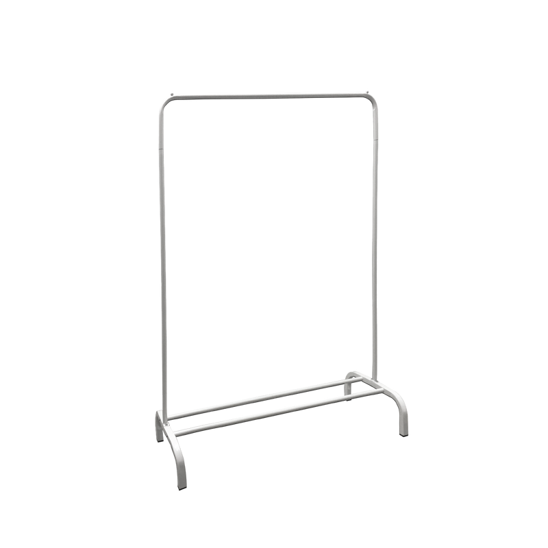 Anti Rust Clothes Hanger Metal Garment Rack with Bottom Shelves Indoor / Outdoor Drying Rack-HMZ-CH-SMR105