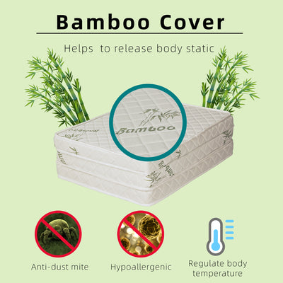 (EM) 2.5/3" Latex Feel Foldable Anti-Static Bamboo Foam Mattress with Portable Carry Bag-HMZ-FMT-BAMBOO-2.5INCH/3INCH