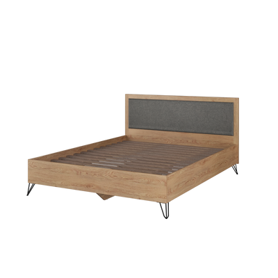 6.4FT Chester Series Queen Bed Frame Metal Leg Katil Besi Queen Double Bed Frame-HMZ-FN-BF-Chester-Q
