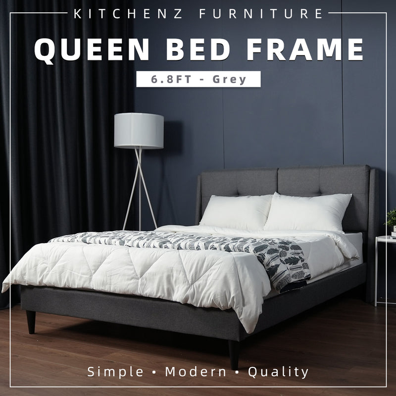 FREE Shipping) 6.8FT Divan Queen/King Size Bed Frame Katil Queen