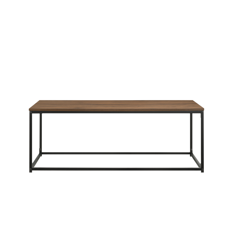 (EM) 4FT Noble Series Coffee Table with Black Metal Leg-HMZ-FN-CT-N1260-CN