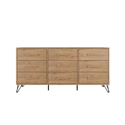 5FT Chester Series Display Cabinet with Drawer Storage Cabinet Sideboard Cabinet Living Cabinet-HMZ-FN-DC-C1405-OAK