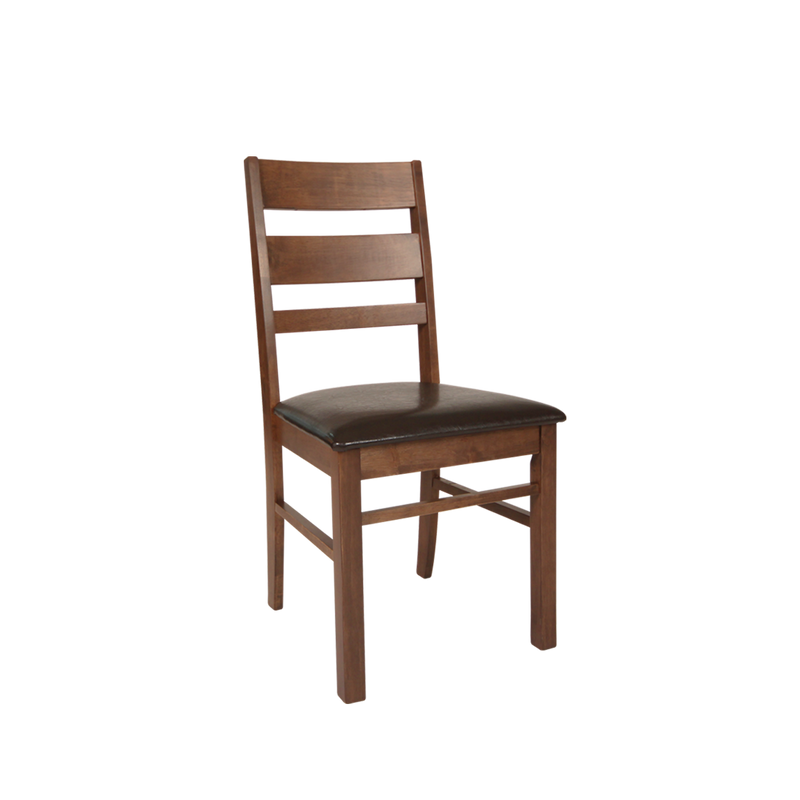 2PCS Molly Solid Wood Dining Chair with PU Leather Seat-HMZ-FN-DC-Molly-WN
