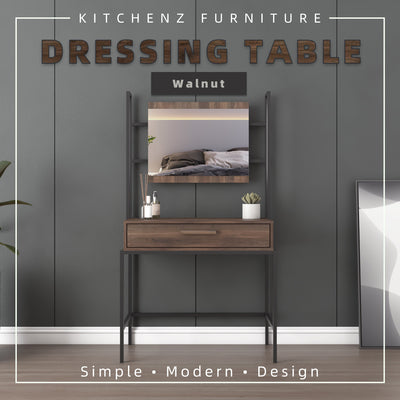 (EM) 3FT Victor Series Dressing Table Modernist Design With Mirror Makeup Table/ Meja Solek-HMZ-FN-DT-VB005-WN