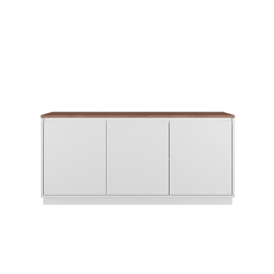 5FT Austral Series Display Cabinet Natural Oak Surface with 3 Door Large Storage - HMZ-FN-DC-AU0006-WT