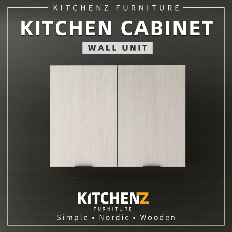 [FREE SHIPPING] 2.6FT Wesley Series Kitchen Cabinets / Kitchen Storage / Kitchen Wall Unit-HMZ-KWC-W6008-WW