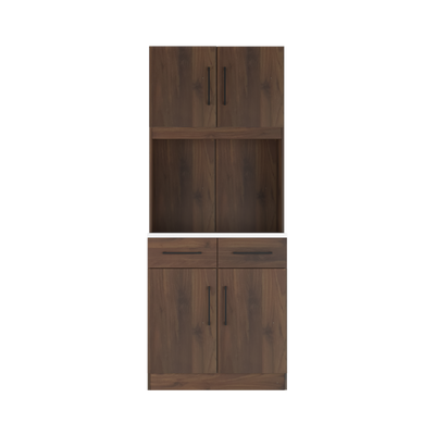 (EM) 2.6FT Ventura Series Kitchen Cabinets / Kitchen Storage / Kitchen Tall Unit-HMZ-KC-MFC2080-WN