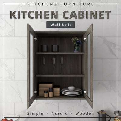 [FREE SHIPPING] 1.9FT Doterra Series Kitchen Cabinets Wall Unit Kitchen Storage Drawer Storage Kabinet Dapur-KWC-MFCD7912-CC+MW