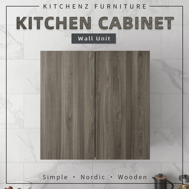 2.6FT Doterra Series Kitchen Cabinets Wall Unit Kitchen Storage Drawer Storage Kabinet Dapur-KWC-MFCD7922-CC+MW
