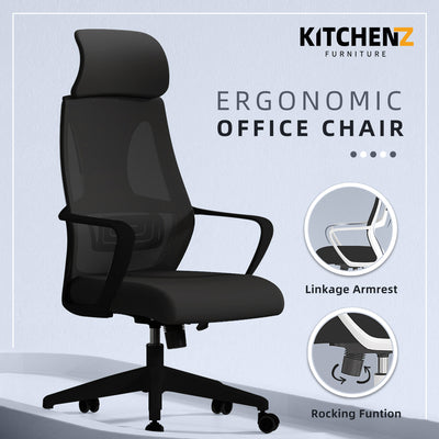 (EM) High Back Mesh Ergonomic Office Chair-HMZ-OC-HB-9010