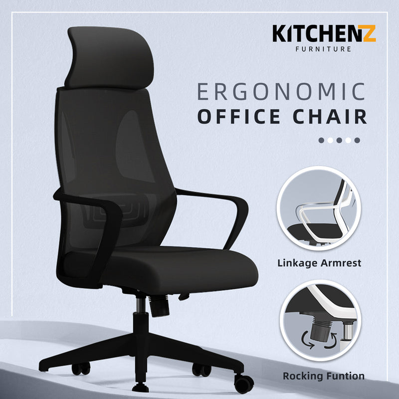 High Back Mesh Ergonomic Office Chair-HMZ-OC-HB-9010
