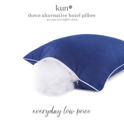 (EM) Kun Down Alternative Hotel Pillow/Down Alternative Viral (19" x 29" x 1.2kg)-DOWN-ALT
