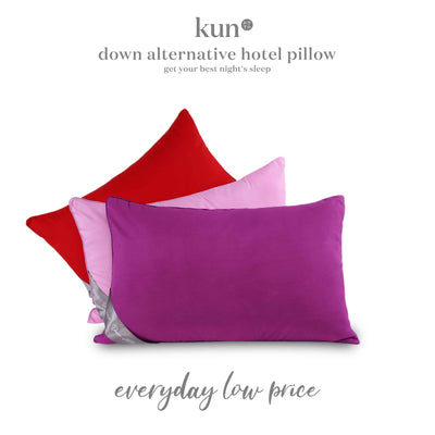 (EM) Kun Down Alternative Hotel Pillow/Down Alternative Viral (19" x 29" x 1.2kg)-DOWN-ALT