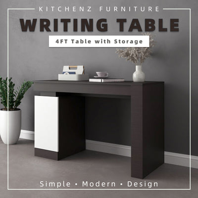 4FT Jordan Series Writing Table with Storage Office Study Table - HMZ-FN-WT-J2007