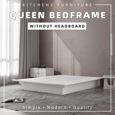 6.6FT Jordan Series Wooden Queen Bed Frame with/without Headboard / Katil Queen Kayu - BF-J8907/J8908