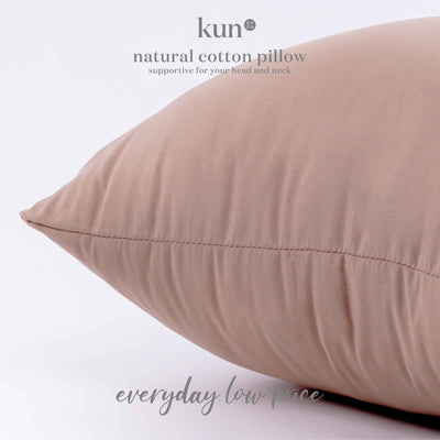 (EM) Kun Natural Cotton Pillow 100% Kekabu Bantal Kapok Tradisional Organic Smell 17Inch X 27Inch X 1.5Kg-NCP-KHK-1727
