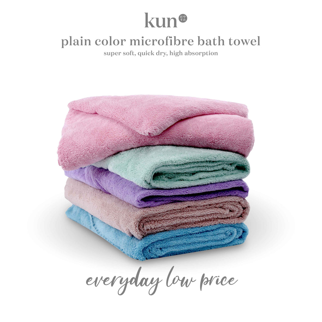 EM) Kun High Quality Quick Dry, High Absorbent Plain color
