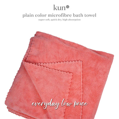 (EM) Kun High Quality Quick Dry, High Absorbent Plain color Microfiber Bath Towel/ Tuala Tebal-BT-PLAIN