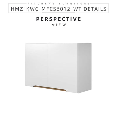 2.6FT Situra Series Kitchen Cabinets Wall Unit  / Kitchen Storage-HMZ-KWC-MFCS6012-WT