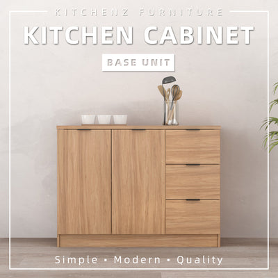[FREE SHIPPING] 4FT Riley Series Kitchen Cabinets Base Unit Kitchen Storage Kabinet Dapur-R9012-HS