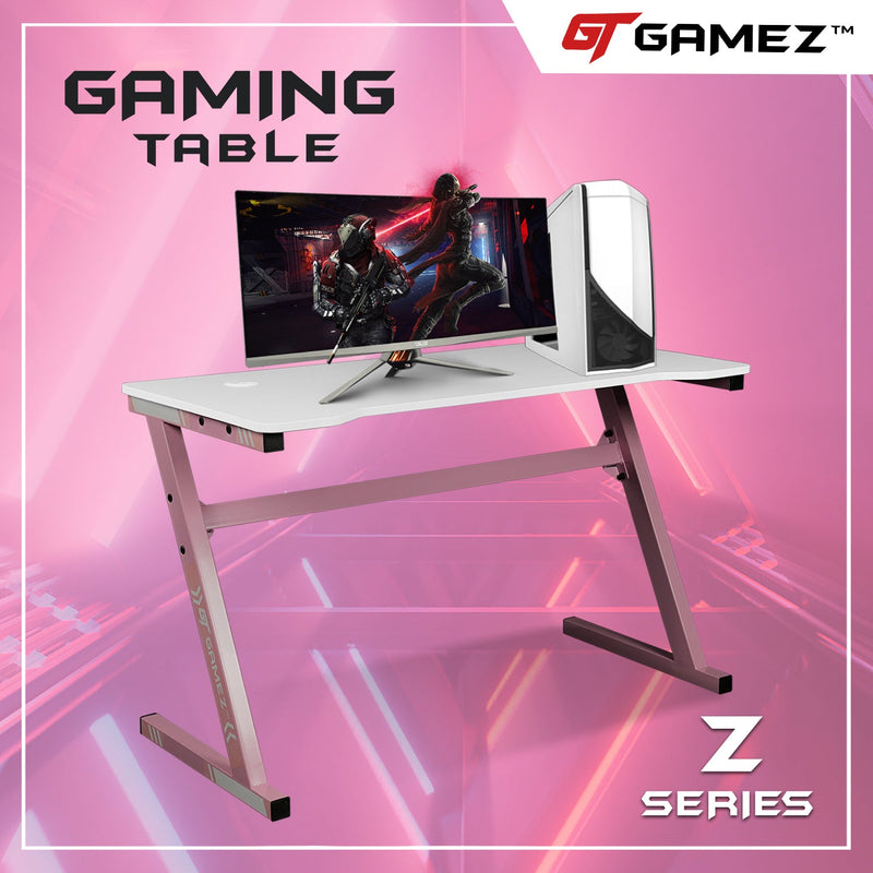 (EM) 4FT Z Series Carbon Fiber Surface with E-Sports Gaming Table-HMZ-GT-LM-12060-ZLZ
