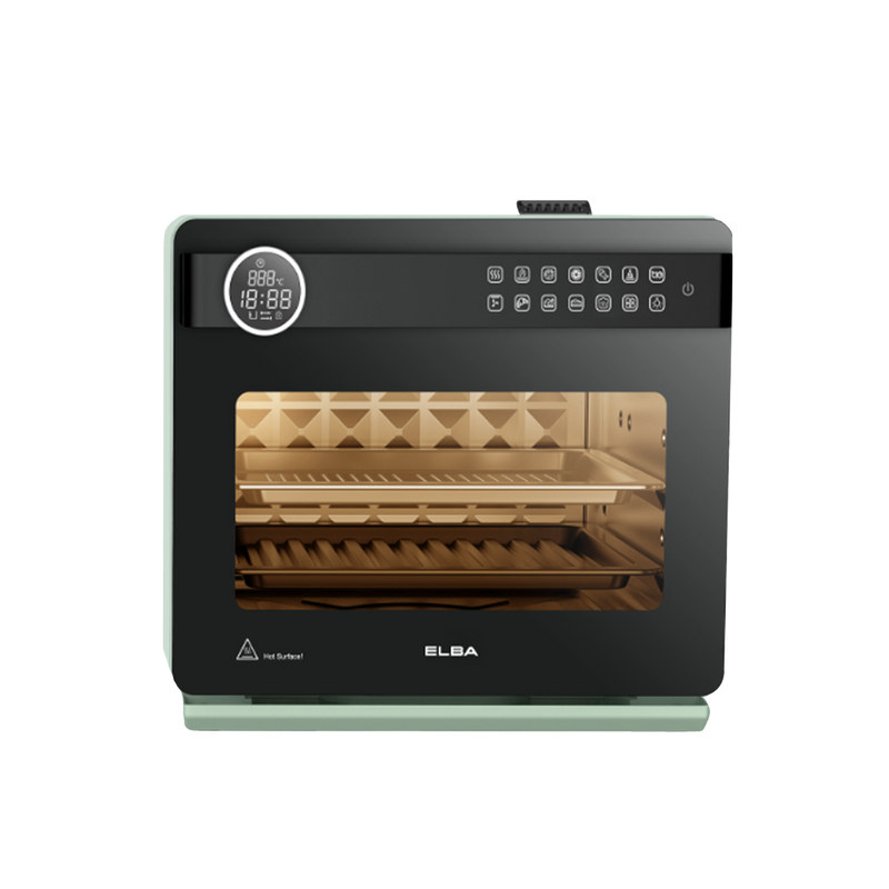 (FREE Shipping) Elba Built-in Oven Multifunction Oven (56L) Combi Steam (20L) / Smart Oven (30L) - Recipe book included