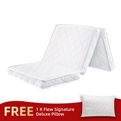 (FREE PILLOW) Dunlopillo Klasik Generasi Z Single Size Latex Foam Foldable Mattress / Genuine / Portable in Bag - DUN-KLSK-GENERASIZ-091