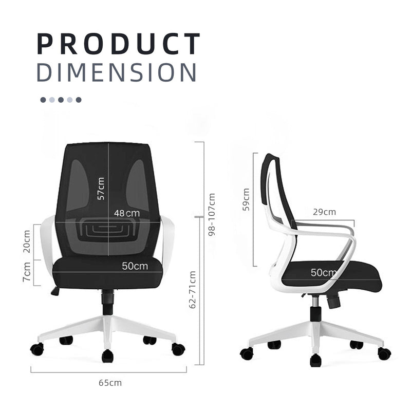 (EM) Mesh Ergonomic Office Chair-HMZ-OC-MB-9011